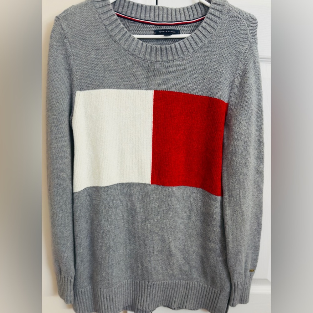 Tommy Hilfiger 100%‎ Cotton Multicolored Woman’s Small Long Sleeve Top